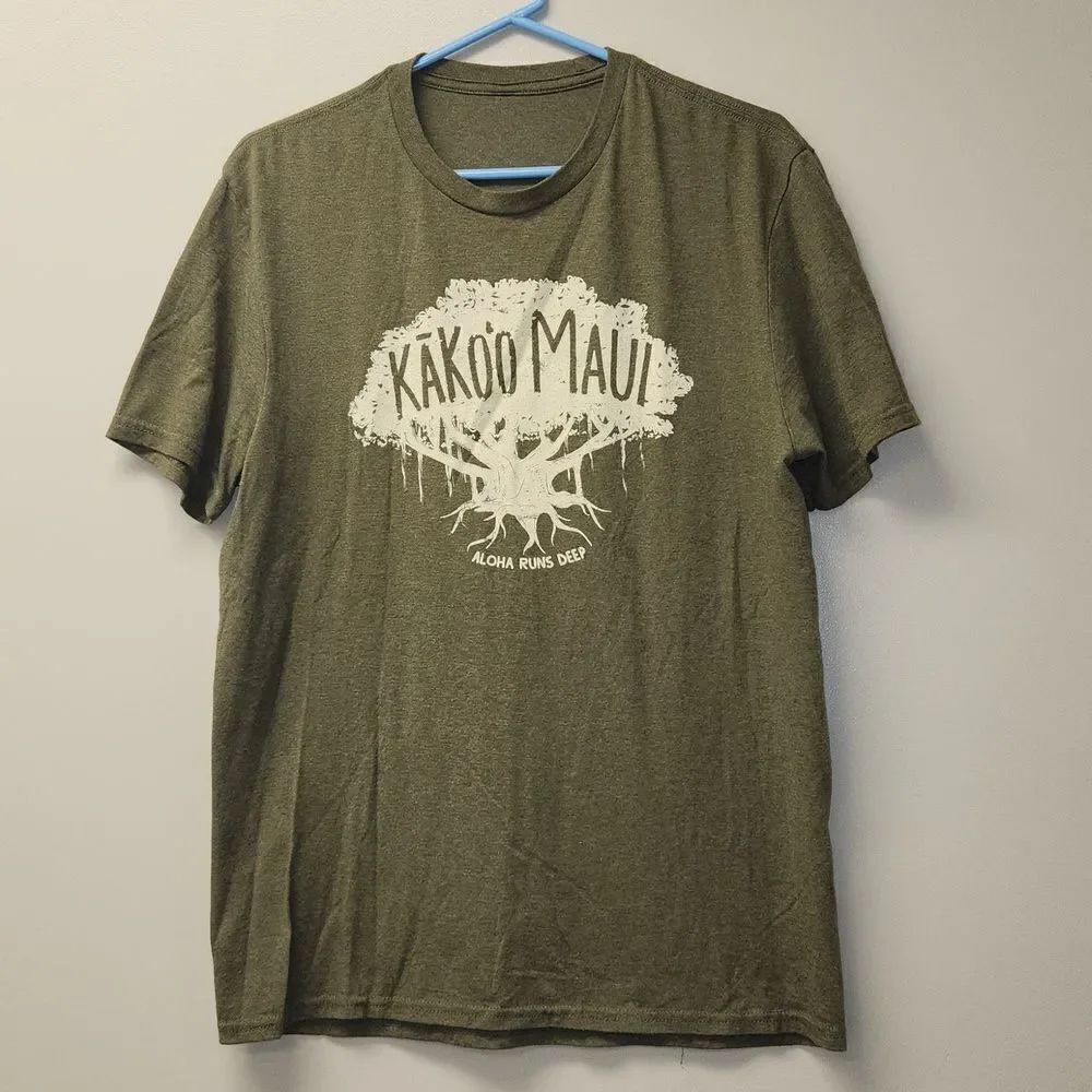 Kako'o Maui Aloha Runs Deep T-shirt M